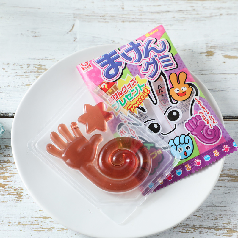 杉本屋石頭剪刀(dāo)布玩趣造型凝膠糖果（葡萄味）