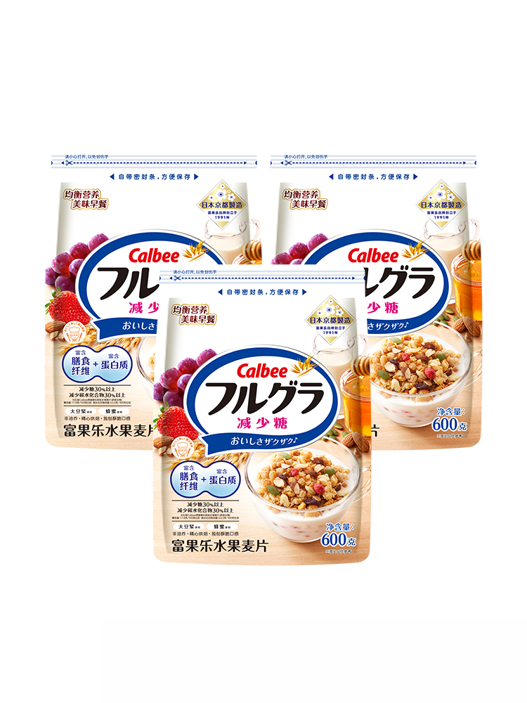 Calbee 水果麥片600g