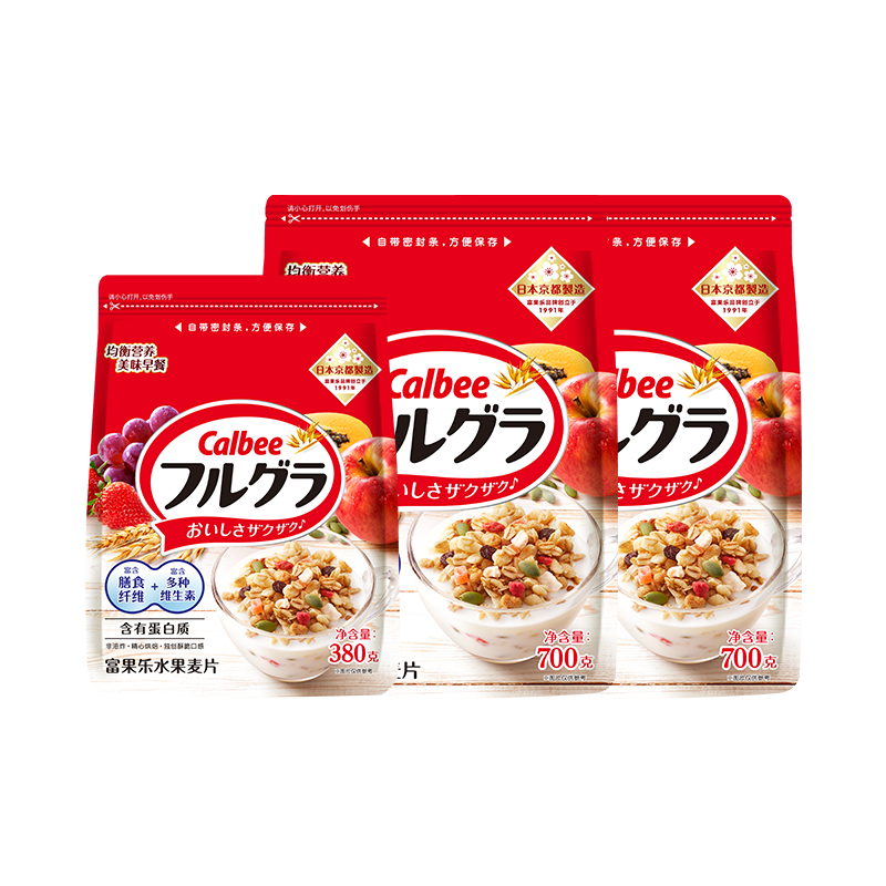 Calbee 水果麥片700g