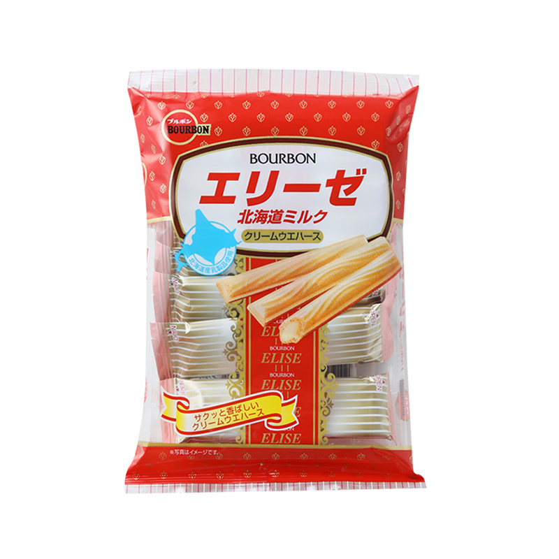 波路夢牛奶味夾心威化餅幹棒