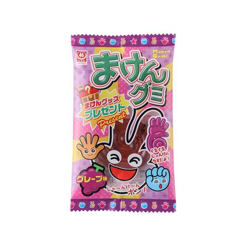 杉本屋石頭剪刀(dāo)布玩趣造型凝膠糖果（葡萄味）