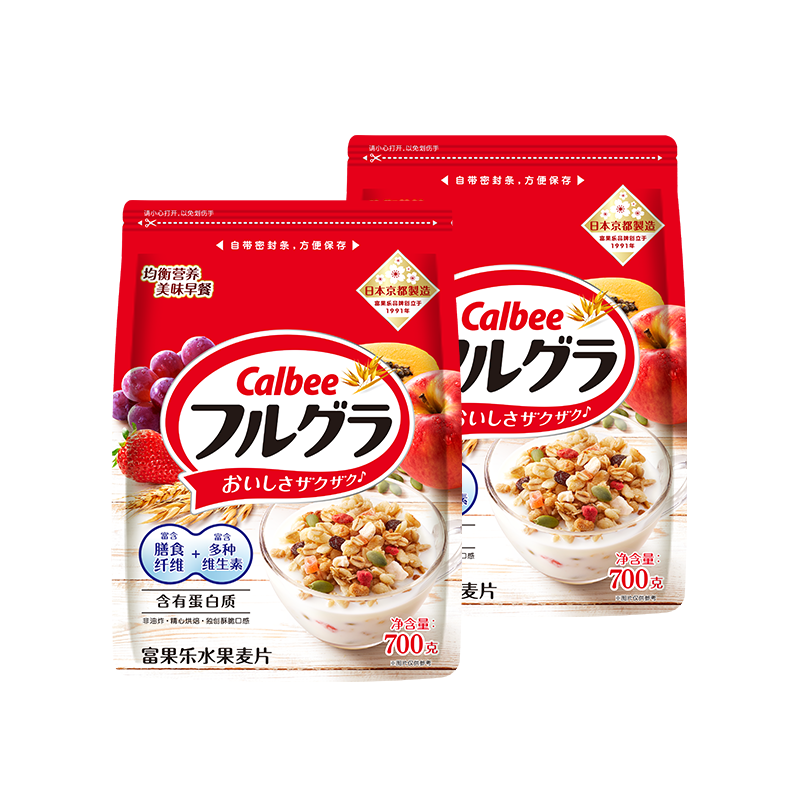 Calbee 水果麥片700g