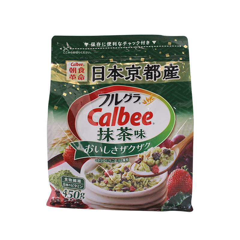 Calbee 富果樂抹茶味混合麥片
