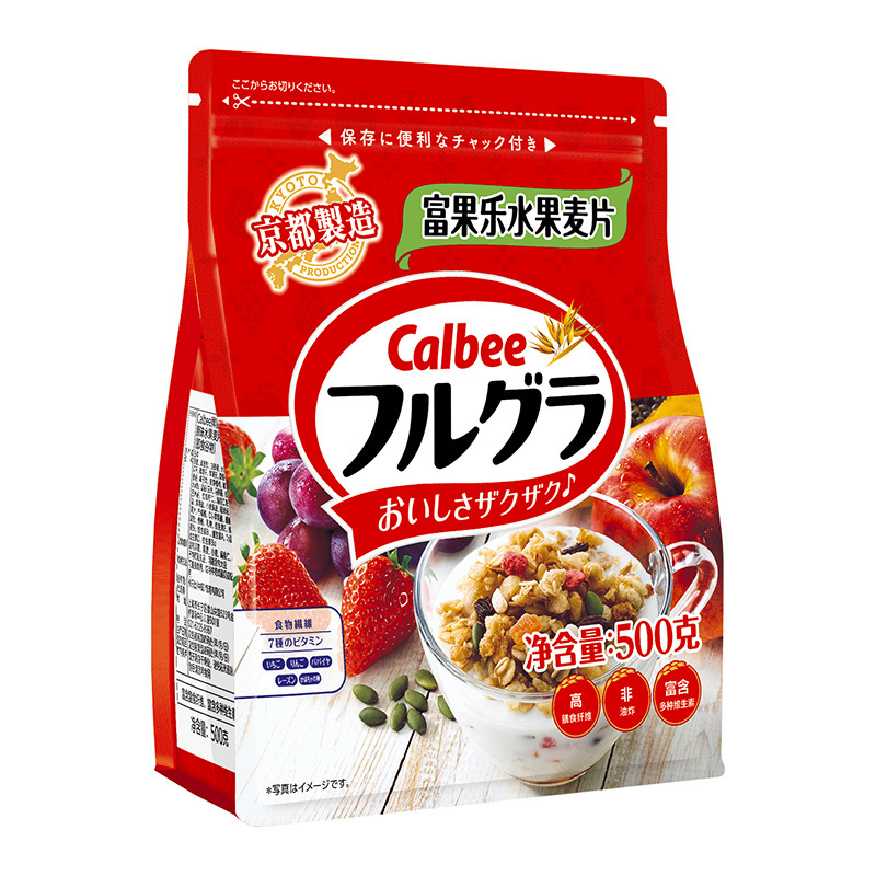Calbee 水果麥片450g-500g